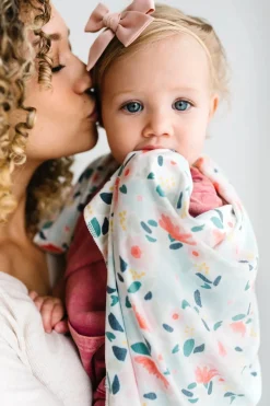Copper Pearl Knit Swaddle Blanket - Leilani