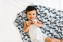 Copper Pearl Knit Swaddle Blanket - Gunnar