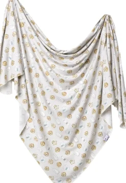 Copper Pearl Knit Swaddle Blanket - Chip