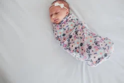 Copper Pearl Knit Swaddle Blanket - Morgan