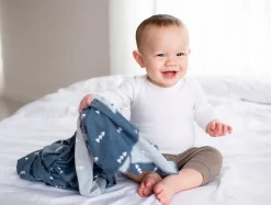Copper Pearl Knit Swaddle Blanket - North