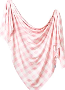 Copper Pearl Knit Swaddle Blanket - London Single