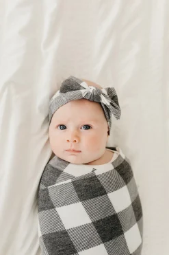 Copper Pearl Knit Swaddle Blanket - Scotland