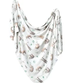 Copper Pearl Knit Swaddle Blanket - Noah