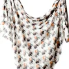 Copper Pearl Knit Swaddle Blanket - Bison
