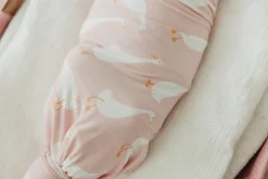Copper Pearl Knit Swaddle Blanket - Goosie