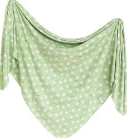 Copper Pearl Knit Swaddle Blanket - Bogey