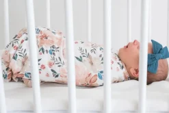 Copper Pearl Knit Swaddle Blanket - Autumn