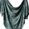 Copper Pearl Knit Swaddle Blanket - Hunter