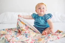 Copper Pearl Knit Swaddle Blanket - Lark