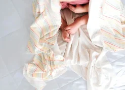 Copper Pearl Knit Swaddle Blanket - Rainee