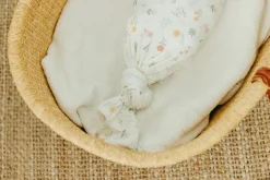 Copper Pearl Knit Swaddle Blanket - Mabel