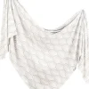 Copper Pearl Knit Swaddle Blanket - Bliss