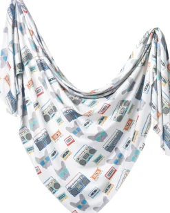 Copper Pearl Knit Swaddle Blanket - Bruno