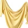 Copper Pearl Knit Swaddle Blanket - Marigold