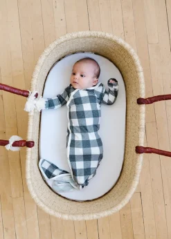 Copper Pearl Newborn Knotted Gown - Scotland