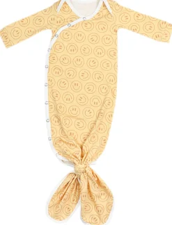 Copper Pearl Newborn Knotted Gown - Vance