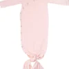 Copper Pearl Newborn Knotted Gown - Blush