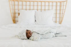 Copper Pearl Newborn Knotted Gown - Arlo