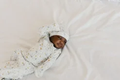 Copper Pearl Newborn Knotted Gown - Arlo