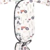 Copper Pearl Newborn Knotted Gown - Jo