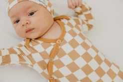 Copper Pearl Newborn Knotted Gown - Rad