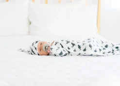 Copper Pearl Newborn Knotted Gown - Wild