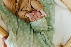 Copper Pearl Newborn Top Knot Hat - Bogey