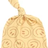 Copper Pearl Newborn Top Knot Hat - Vance