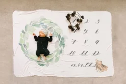 Copper Pearl Newborn Top Knot Hat - Bear