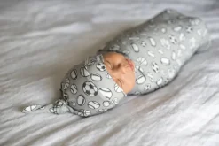Copper Pearl Newborn Top Knot Hat - Champ