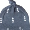 Copper Pearl Newborn Top Knot Hat - North
