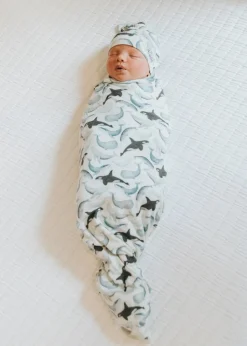 Copper Pearl Newborn Top Knot Hat - Kai