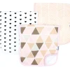 Copper Pearl Premium Burp Cloths, 3 Pack - Blush