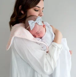 Copper Pearl Premium Burp Cloths, 3 Pack - Blush