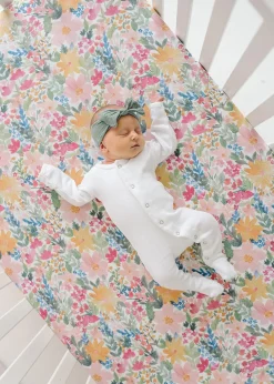 Copper Pearl Premium Fitted Crib Sheet - Lark