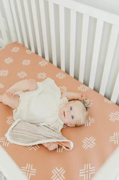 Copper Pearl Premium Fitted Crib Sheet - Mesa