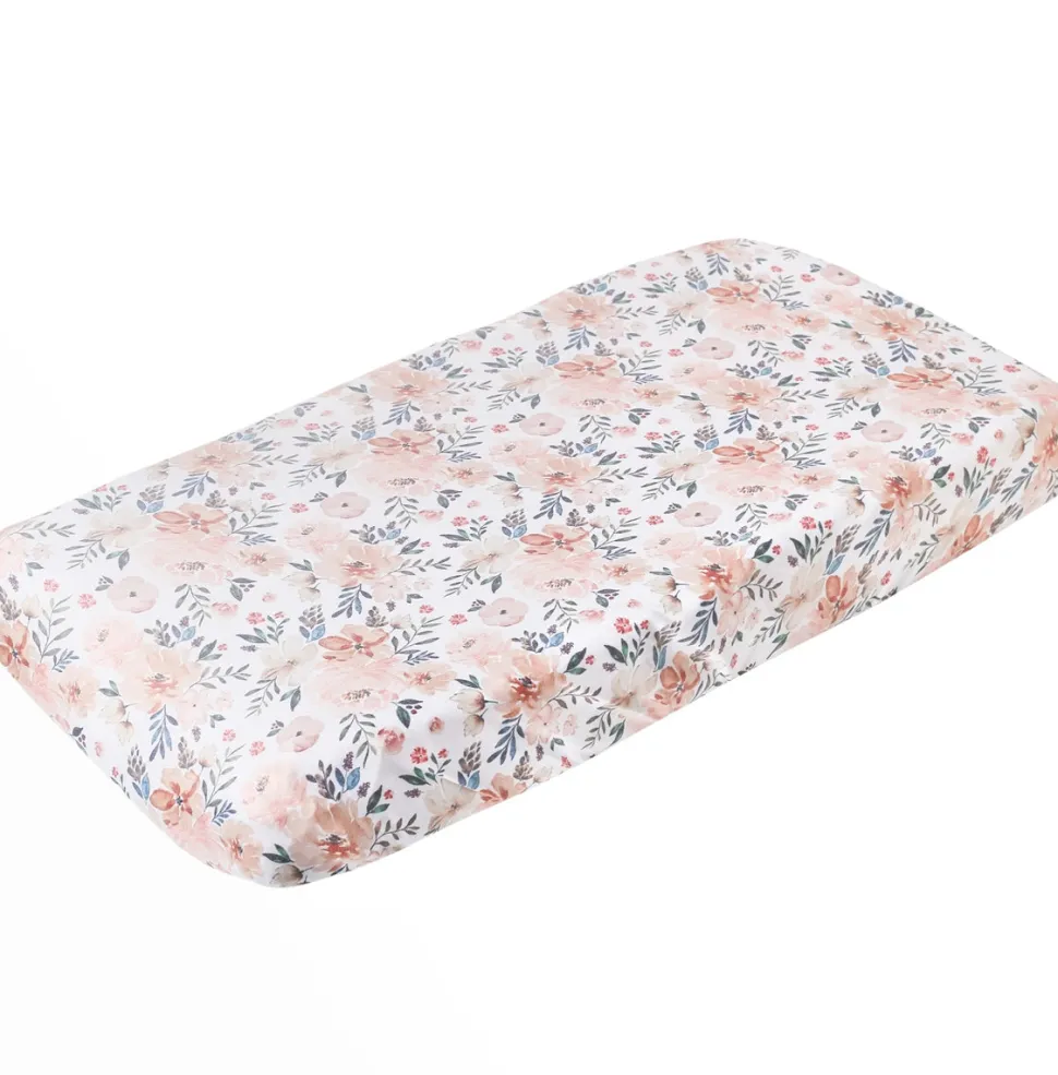 Copper Pearl Premium Knit Diaper Changing Pad Cover - Autumn