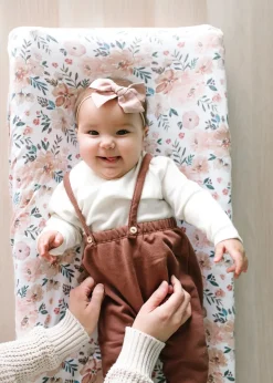 Copper Pearl Premium Knit Diaper Changing Pad Cover - Autumn