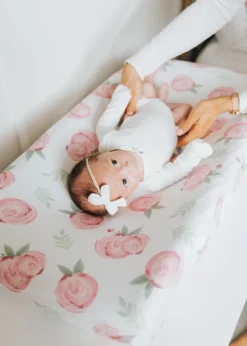 Copper Pearl Premium Knit Diaper Changing Pad Cover - Grace