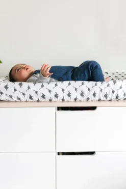 Copper Pearl Premium Knit Diaper Changing Pad Cover - Wild