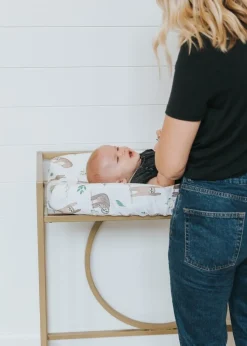 Copper Pearl Premium Knit Diaper Changing Pad Cover - Noah
