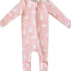 Copper Pearl Zip-up Footie - Goosie (6-12M)