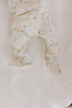 Copper Pearl Zip-up Footie - Mabel (6-12M)