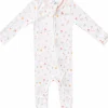 Copper Pearl Zip-up Footie, Mabel (0-3M)