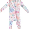 Copper Pearl Zip-up Footie - Bloom (6-12M)