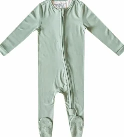 Copper Pearl Zip-up Footie - Briar (12-18M)