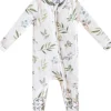 Copper Pearl Zip-up Footie - Haven (3-6M)
