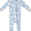 Copper Pearl Zip-up Footie - Della (12-18M)
