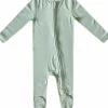 Copper Pearl Zip-up Footie - Briar (6-12M)